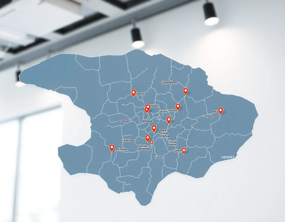Hvac Service Areas Map